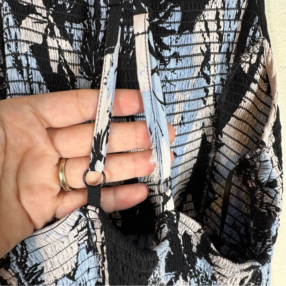 Intimately Free People Heat Wave Printed Maxi Slip Dress Leaf Print Size Medium - Picture 8 of 10